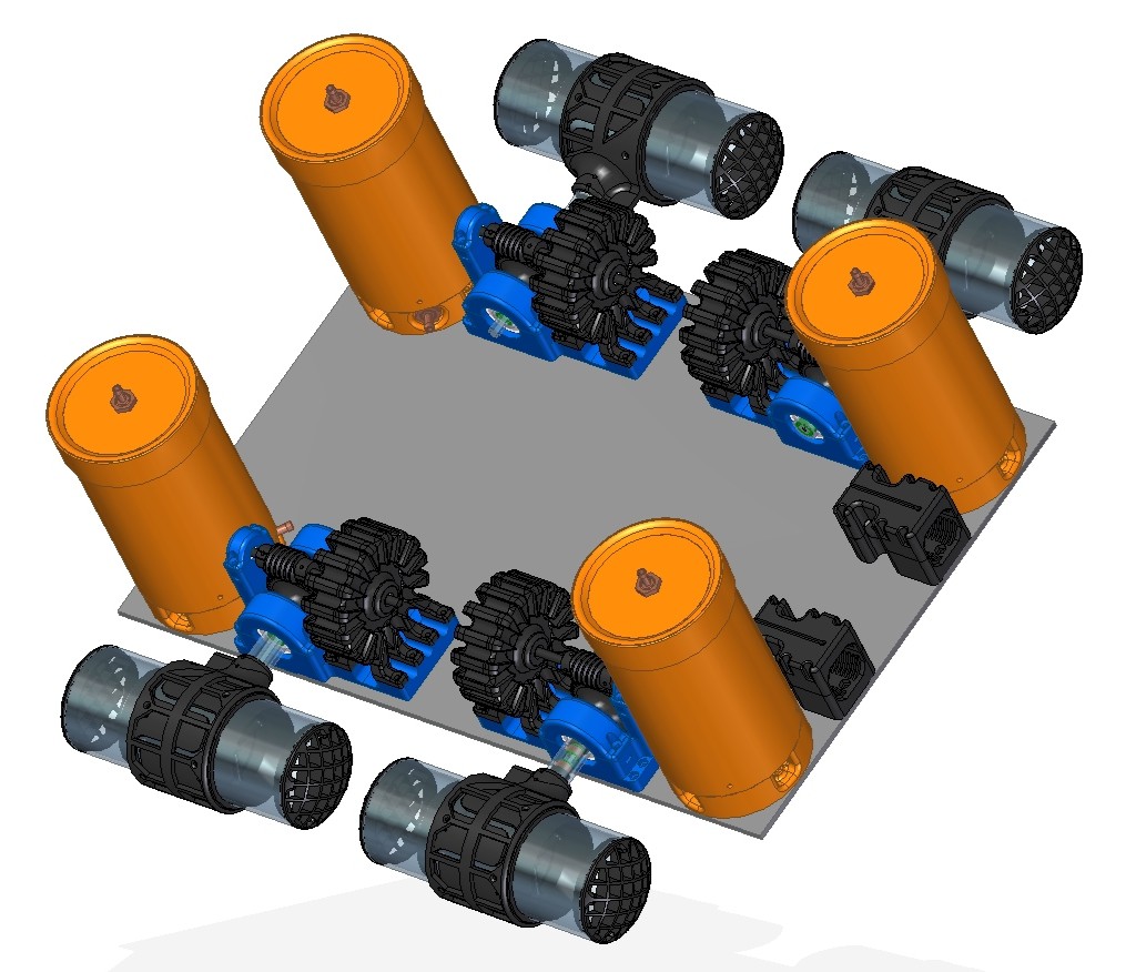 Dron Żółw – model 3D